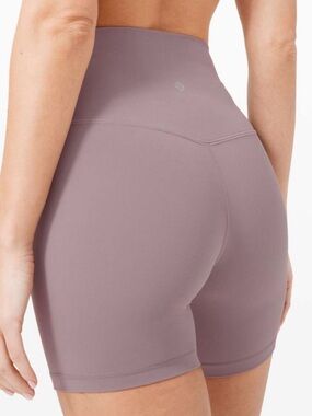 Lululemon Align Shorts 6” inseam Violet Verbena Size 4 dusty purple